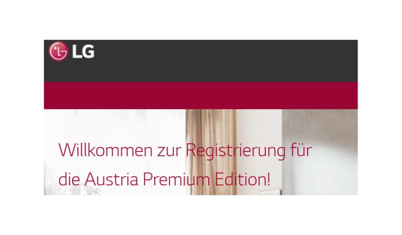 LG - 5 Jahre Garantie Erweiterung LG - 5 Jahre Garantie Erweiterung