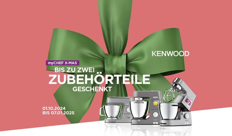 KENWOOD myCHEF Herbst Promo 2024 - Zubehör geschenkt!