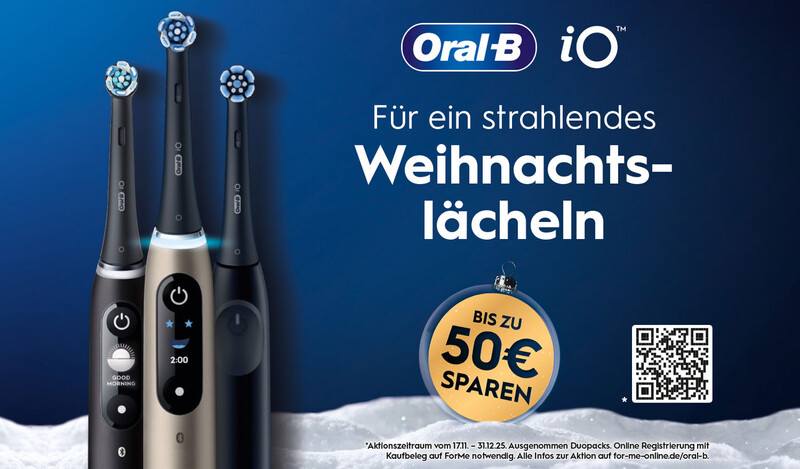 Oral-B X-Mas Cashback Aktion Oral-B X-Mas Cashback Aktion