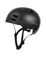 BE COOL Unisex Schutzhelm M für Kinder/Jugendliche - (55-58cm), für Fahrräder und Scooter - schwarz