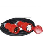 CEE Verlängerungskabel 25 Meter - 16A - 5-polig - Stecker + Kupplung