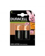 Duracell Akku C (HR14/DC1400) B2 wiederaufladbar - 3.000mAh, Blister 2 - 2er Pack