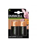 Duracell Akku D (HR20/DC1300) B2 wiederaufladbar - 3.000mAh, Blister 2 - 2er Pack