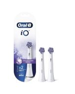 Oral-B iO Radiant White 2er - Ersatz-Zahnbürsten / Aufsteckbürsten - weiß