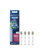 Oral-B Pro Tiefenreinigung 4er - Ersatz-Zahnbürsten / Aufsteckbürsten - weiß