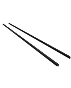 Miele KMSL520 Nachrüstbare Seitenleisten (2 Stück) mit schwarzer DLC-Beschichtung