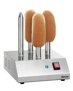 Bartscher Hot Dog Spießtoaster T4 - silber