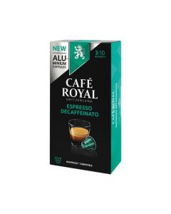 Café Royal Espresso Decaffeinato - 10 Kaffee Kapseln für das Nespresso®-System