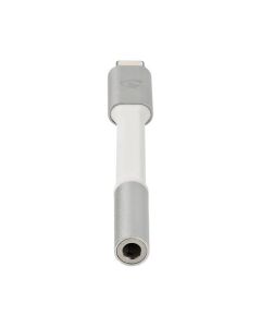 Nedis CCTB39950AL015 - Audioadapter für Apple-Geräte - aluminium-weiß