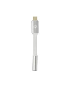 Nedis CCTB65950AL008 - Audioadapter USB-C Stecker 3.5mm Buchse - aluminium-weiß