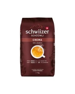 Schwiizer Schüümli Crema, 1 kg Bohnen