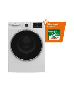 Beko B5WFU58416W + Ariel All-In-1 Pods - Waschmaschine inkl. 98 Waschmittel-Pods - weiß