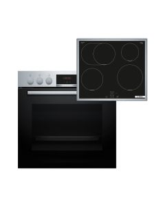 Bosch HEA513BS3 + NKN645GA2E - Einbau-Herd-Set - edelstahl