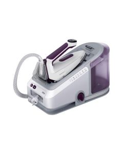 Tefal GV9711 Pro Express Ultimate II - Dampfbügelstation - Weiß Metallic Weinrot