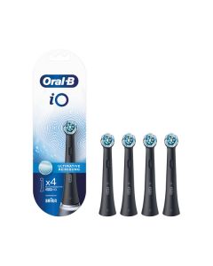 Braun Oral-B iO Ultimative Reinigung Black 4er - Ersatz-Zahnbürsten 