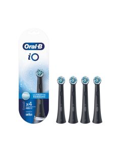 Braun Oral-B iO Ultimative Reinigung Black 4er - Ersatz-Zahnbürsten