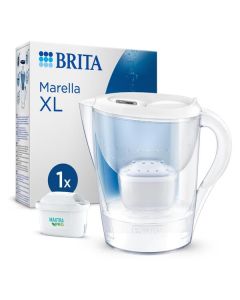 BRITA Marella XL - Tischwasserfilter 3,5l inkl. MAXTRA PRO ALL-IN-1 - weiß