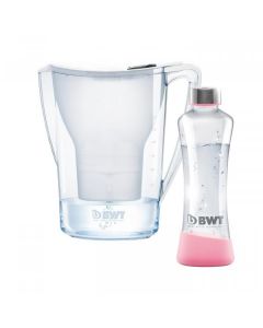 BWT Penguin 2,7l Tischwasserfilter + Glasflasche - inkl. 1 Filterkartusche 
