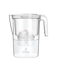BWT Vida 2,6l Tischwasserfilter - inkl. 1 Filterkartusche - transparent-weiß