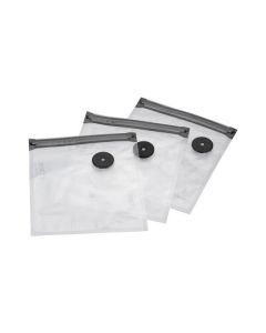 Caso Zip-Beutel 20 x 23 cm - Zip-Beutel für Vakuumierer - 20 Stck. - transparent