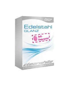 clearwhite Edelstahlpflegetücher - 5er Pack