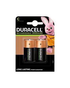 Duracell Akku C (HR14/DC1400) B2 wiederaufladbar - 3.000mAh, Blister 2 - 2er Pack