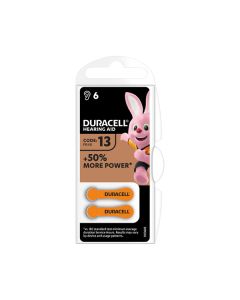 Duracell Easy Tab 13 (PR48) B6 - Hörgerätebatterie, Blister 6 - 6er Pack