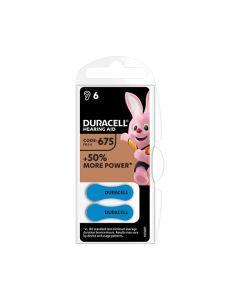 Duracell Easy Tab 675 (PR44) B6 - Hörgerätebatterie, Blister 6 - 6er Pack