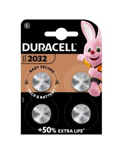 Duracell Lithium 2032 (CR2032) B4 - Electronics Knopfzelle Blister 4 - 4er Pack