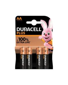 Duracell Plus AA (MN1500/LR6) K4 - Mignon Batterien Blister 4 - 4er Pack