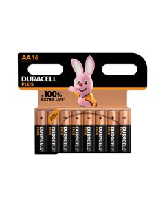 Duracell Plus AA (MN1500/LR6) CP16 - Mignon Batterien Blister 16 - 16er Pack
