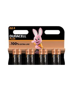 Duracell Plus AA (MN1500/LR6) K8 - Mignon Batterien Blister 8 - 8er Pack
