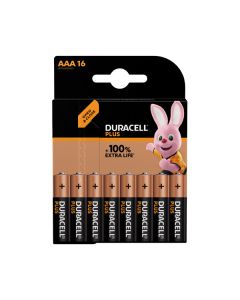 Duracell Plus AAA (MN2400/LR03) CP16 - Micro Batterien Blister 16 - 16er Pack