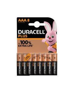 Duracell Plus AAA (MN2400/LR03) CP8 - Mignon Batterien Blister 8 - 8er Pack