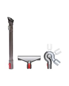 Dyson Komplett-Reinigungsset - Zubehör-Set - passend für V7, V8, V10, V11 - grau-rot