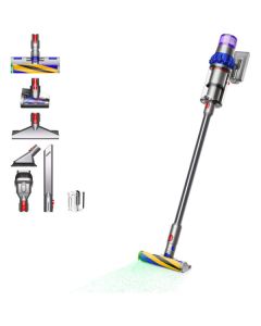 Dyson V15 Detect Fluffy - Akkuhandstaubsauger 2-in-1 - nickel/blau
