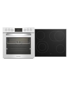 elektrabregenz HE64090WR - Einbau-Herd-Set - weiß