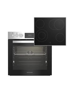 elektrabregenz HE64090XR - Einbau-Herd-Set - edelstahl