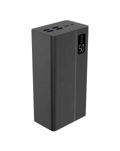 felixx Powerbank PHANTOM II Gigant 50 - Powerbank 50.000mAh (mobiles Ladegerät) - schwarz