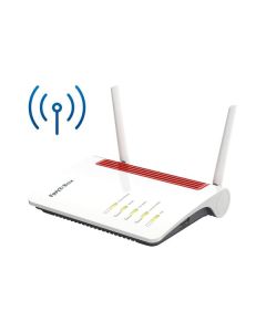 FRITZ!Box 6850 LTE INT. - LTE-Modem, WLAN-Router & IP-Telefonanlage - weiß-rot