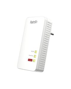 FRITZ!Powerline 1260 WLAN - Netzwerkerweiterung über Stromnetz - weiß-rot