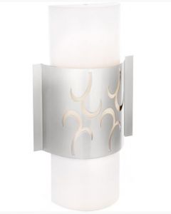 Globo GLOBO Lighting CARLINE - Außenleuchte Edelstahl poliert-Kunststoff opal, für Wandmontage - 32103-2 - produkt 