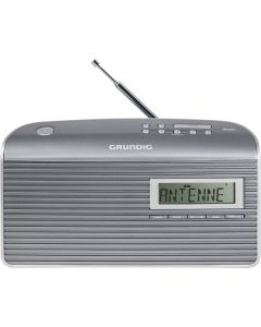 Grundig Music 7000X DAB+ GS - tragbares Radio mit Weckfunktion - weiß