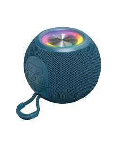 Hama Ball Shape Speaker - Bluetooth-Speaker mit 5 Licht-Modi - blau