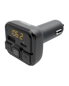 Hama FM-Transmitter mit Bluetooth - FM-Transmitter für Zigarettenanzünder - schwarz