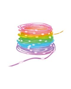 Hama Smarte LED-Lichterkette Tropfen 8m - IP44, mit Farbwechsel, dimmbar - bunt