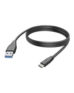 Hama USB-A-USB-C-Kabel 3m - Sync- & Ladekabel USB-A USB-C, 3 Meter - schwarz