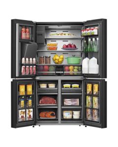 Hisense RQ760N4SBFE NoFrost - Side-by-Side mit Wassertank - edelstahl
