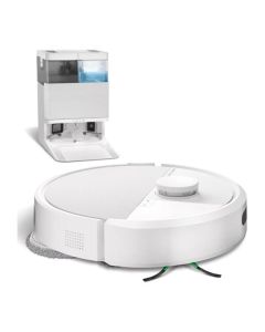 iRobot Roomba Combo 405+ (G185240) - Saugroboter mit Wischfunktion + Absaugstation, App-Steuerung - weiß