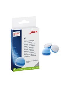Jura 3-Phasen-Reinigungstabletten - Blister à 6 Tabletten